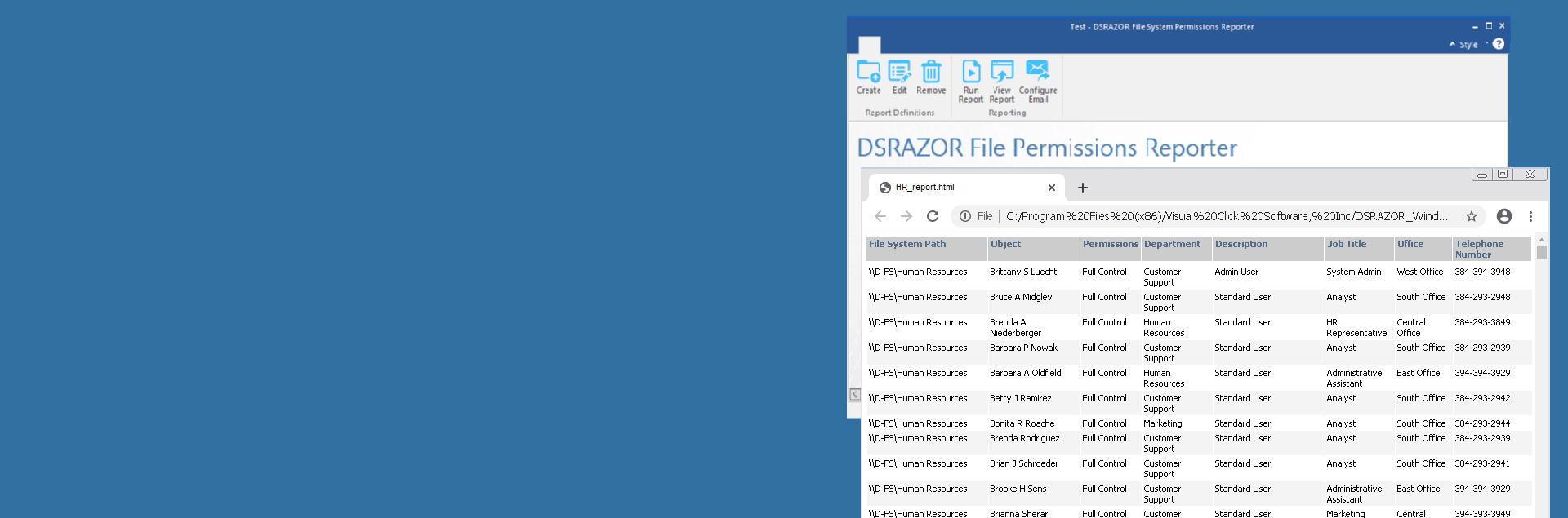 NTFS File permissions auditing